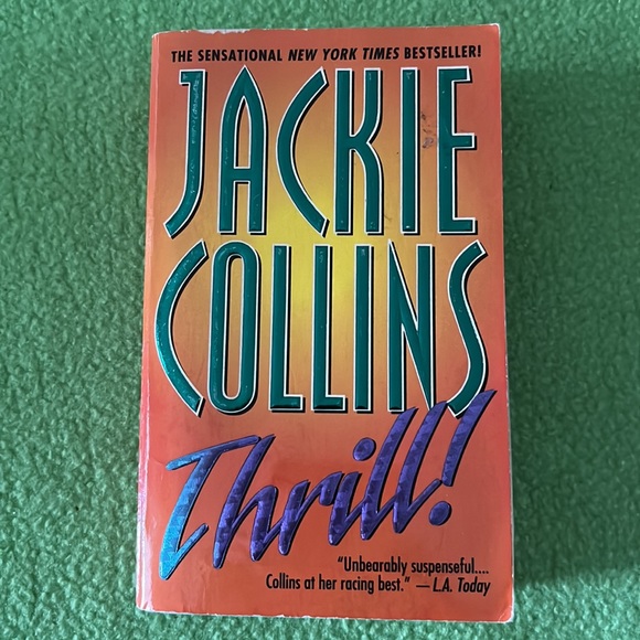 Jackie Collins The Santangelos, Thrill, Hollywood Husbands HC/DJ & SC Books - Picture 4 of 5